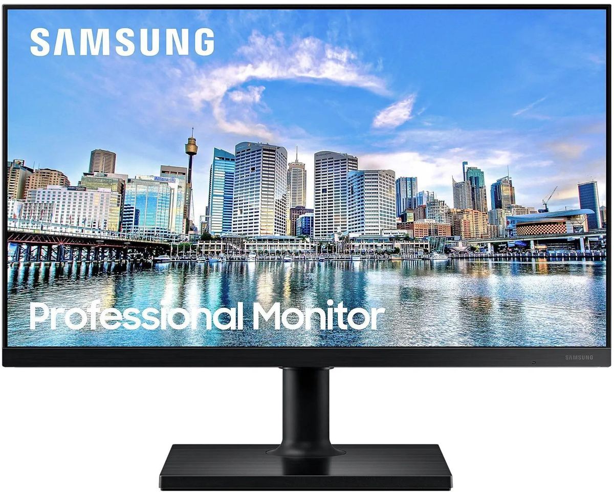 27" Монитор Samsung F27T450FZU,  1920x1080,  IPS,  75Гц,  2хHDMI,  1хDP,  черный [lf27t450fzuxen]